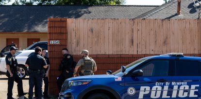 Imágenes de agentes federales y policías en Memphis (Archivo)