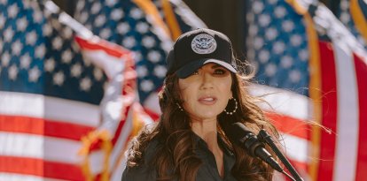 Kristi Noem en Arizona/ Olivier Touron