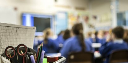 Foto de archivo sin fecha de alumnos en un aula. Fecha de publicación: jueves 10 de abril de 2025.