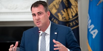 Kevin Stitt, presidente de la Asociación Nacional de Gobernadores (NGA)/ Saul Loeb