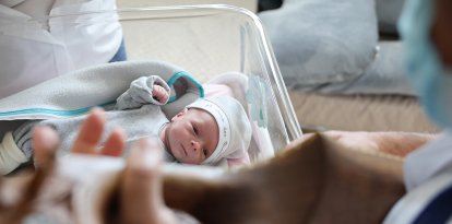 Recién nacido-Imagen de Archivo