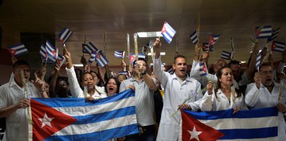 Brigadas médicas cubanas en imagen de archivo