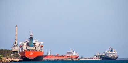 Una imagen de referencia de buques cisterna en el puerto de Matanzas, Cuba