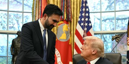 Zohran Mamdani junto a Donald Trump en la Casa Blanca/ Jim Watson