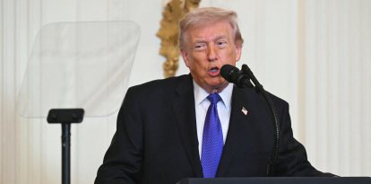 Donald Trump en la Casa Blanca/ Saul Loeb