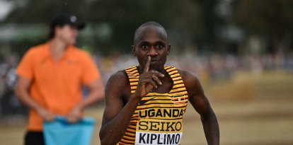 El atleta de Uganda Jacob Kiplimo durante una carrera (Imagen de archivo)