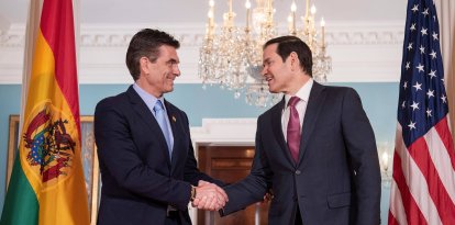 Marco Rubio y Rodrigo Paz