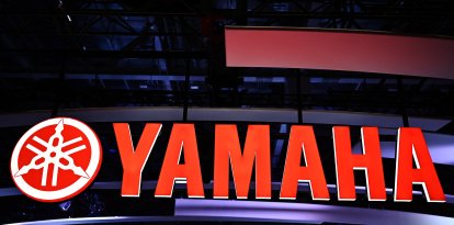 El logo de la empresa japonesa Yamaha (Archivo)