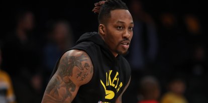 Dwight Howard, durante su tercera etapa en los Los Angeles Lakers