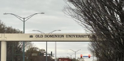 Police cordon off the Old Dominion University campus following the shooting on March 12, 2026