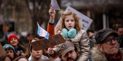 Marcha ‘Rise up for Trans Youth’ en NYC