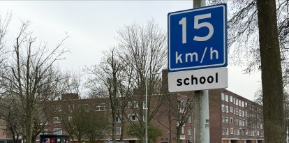 Escuela judía en Ámsterdam, donde se reportó una explosión