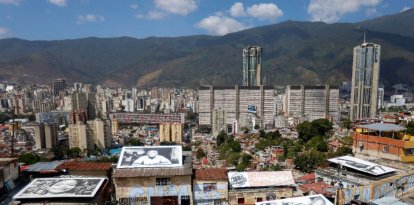 Vista general de Las Torres de Parque Central en Caracas