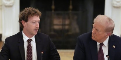 Mark Zuckerberg y Donald Trump, en la Casa Blanca. Septiembre de 2025