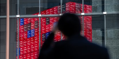 Imagen de la bolsa de valores (Archivo)