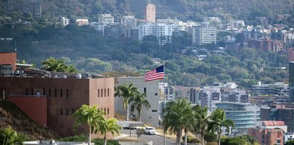 La embajada de Estados Unidos en Venezuela, que retomó operaciones en marzo de este año.