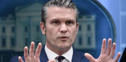 Pete Hegseth, durante una comparecencia en la Casa Blanca en abril de 2026