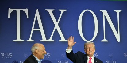 Donald Trump durante un evento en Las Vegas