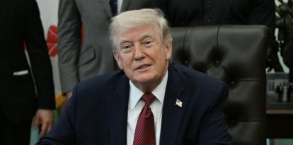 Donald Trump en el Salón Oval/ Jim Watson