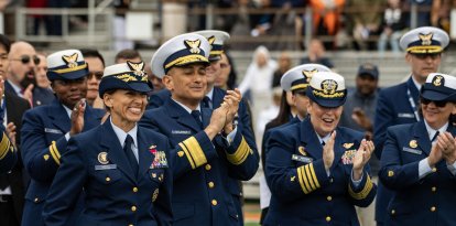 Miembros de la Guardia Costera en New London, Connecticut/ Joseph Prezioso