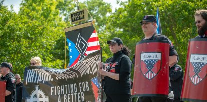 Manifestación del  Partido Nacional Socialista de América/ Bita Honarvar