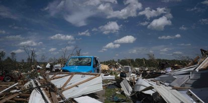 Daños causados por tornados en el oeste de EEUU (Archivo)