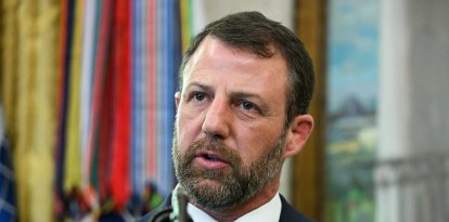 Markwayne Mullin en el Salón Oval/ Jim Watson