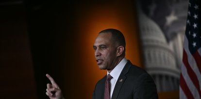 Hakeem Jeffries, líder de la minoría demócrata en la Cámara