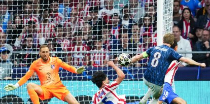 Juego de ida de las semifinales de la Champions League entre el Atlético de Madrid y el Arsenal