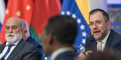 Yvan Gil, canciller del régimen interino, en 2024.