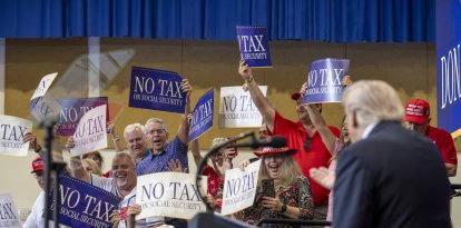Donald Trump en The Villages, Florida/ Jim Watson