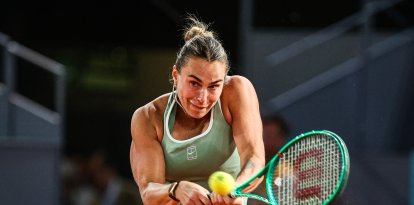 La tenista bielorrusa Aryna Sabalenka, durante un partido. Imagen de archivo
