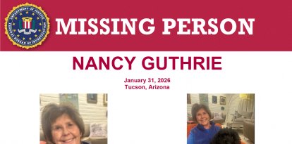 Anuncio sobre la desaparición de Nancy Guthrie