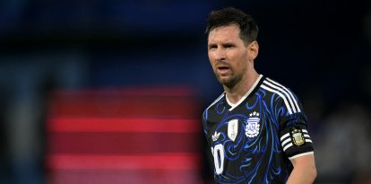 Leo Messi, durante un juego con la selección argentina. Marzo de 2026