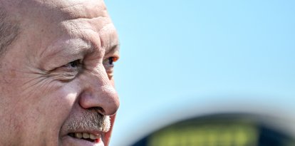 Recep Tayyip Erdogan, during a public appearance. April 2026