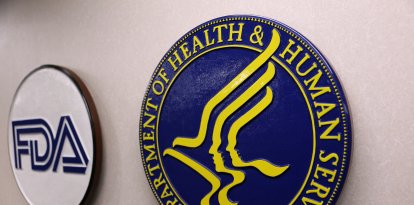 Logo de la FDA en Los Ángeles, California/ Patrick T. Fallon