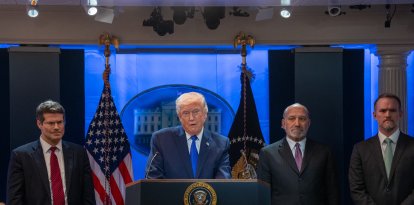 Donald Trump, el día que la Corte Suprema anuló su política arancelaria. Febrero de 2026
