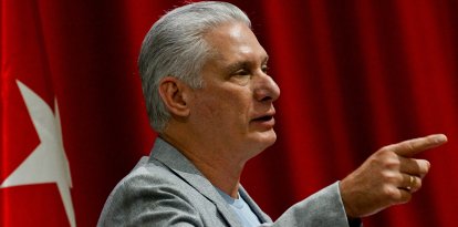 El dictador cubano, Miguel Díaz-Canel.