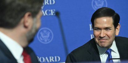 JD Vance y el secretario de Estado Marco Rubio en una imagen de archivo