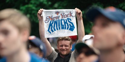 Un fanático de los Knicks