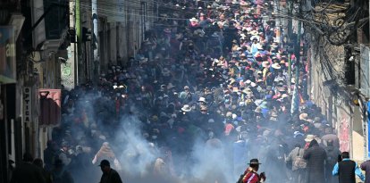 Protestas en La Paz, Bolivia