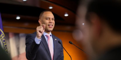 Hakeem Jeffries en Capitol Hill/ Brayan Dozier