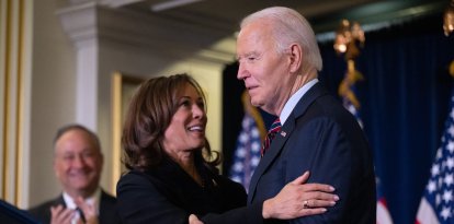 Kamala Harris y Joe Biden en Washington DC/ Saul Loeb