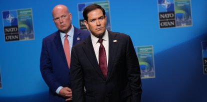 El secretario de Estado, Marco Rubio, en Suecia