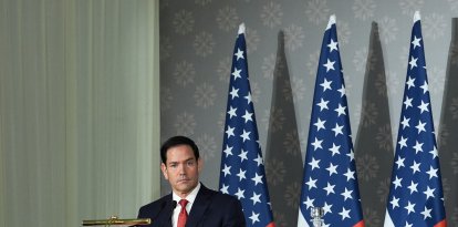 El secretario Marco Rubio desde la India este 24 de mayo.