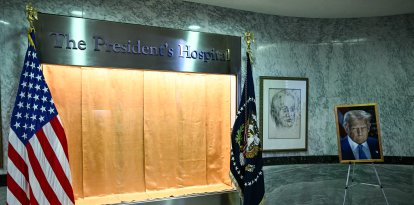 Hall del Walter Reed National Military Medical Center. Imagen de archivo