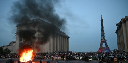 Disturbios en París (Francia) tras la victoria del PSG en la UEFA Champions League 2025-2026