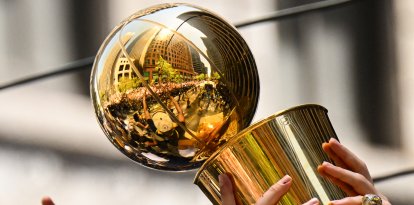 Trofeo Larry O'Brien. Imagen de archivo