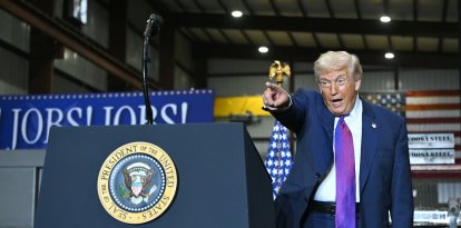 Donald Trump en Rome, Georgia/ Saul Loeb
