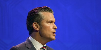 El secretario Pete Hegseth.